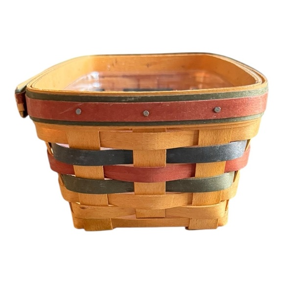 Longaberger 1998 Shades of Autumn Bakers Bounty Basket and Protector - Picture 4 of 8